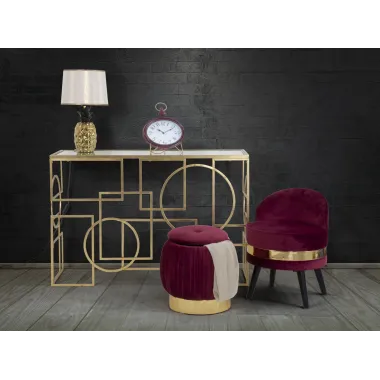 Zegarek GLAM Bordeaux 28,5x5,5x33,5 cm